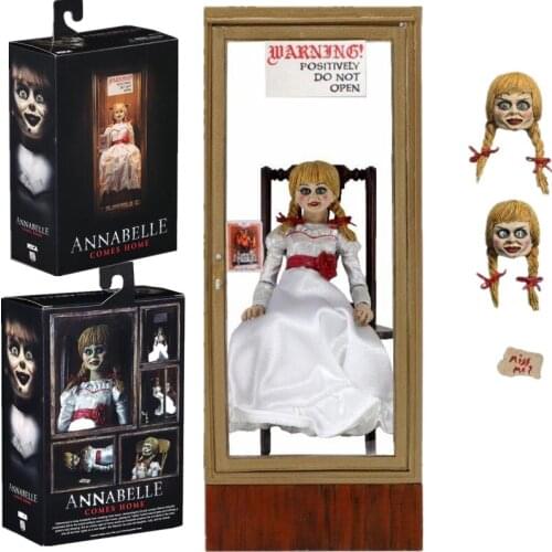 18cm Original NECA Ultimate Annabelle Figure Annabelle Comes Home Action Figure PVC Collect Toy Gifts