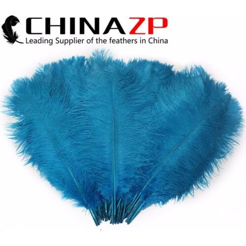 CHINAZP Feather 20inch to 22inch (50-55cm) Featured Quality Turquoise Blue Ostrich Feathers Wedding Centerpieces Decoration