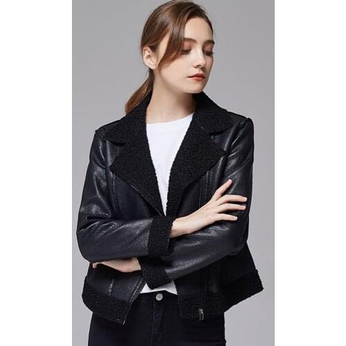 LEOSOXS Women's Black Bomber Jackets