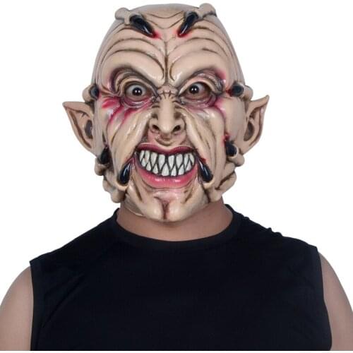 Alien Mask Adult Scary Alien Species Masks Halloween Cosplay Fancy Dress Props Deluxe Costume Accessory