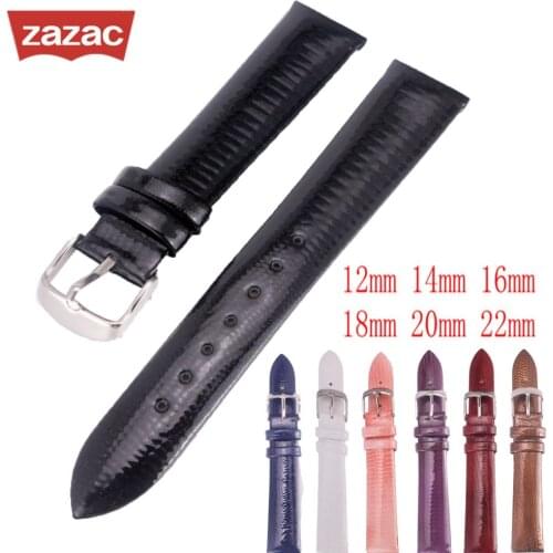 Fashion Exquisite Genuine Leather watch Strap Shiny Gloss Leather watchBand Watch accessories for 12MM 14MM 16MM 18MM 20MM 22MM