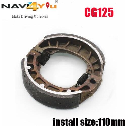 Wholesale 110mm rear drum brake shoes for electric vehicles,CG125 drum brake pads for electric bike/motorcycle