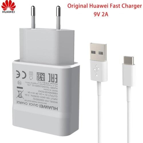 Original Huawei Fast Charger usb type C cable for Huawei Honor 9 nova 2 3 3e 4 5e p20 lite P9 P10 Quick Charge adapter