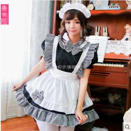 LOLITA dress Japan Kawaii COS clothing maid princess dress cosplay costume sweet cute