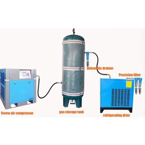 Permanent Magnet Frequency Conversion Industrial Grade Air Compressor Factory 11kw/15HP Screw Air Compressor