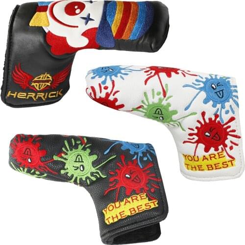 Durable Professional Golf Putter Head Cover Headcover Blade Putter Covers for Scotty, Cameron