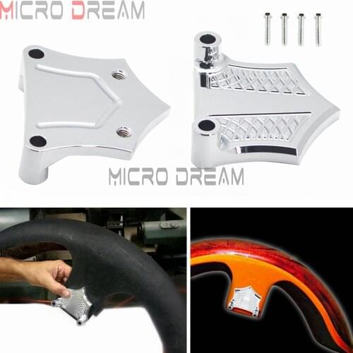 5.50" Motorcycle Chrome 1" 25mm Front Fender Spacer For Harley Touring FLHT FLHR FLHX FLTR Road King Glide 1984-2013 23" 26"
