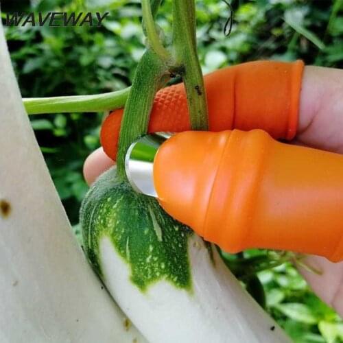 Thumb Cutter Gardening Tools Pruning Shears Garden Picking Plant Vegetables Separator Finger Tool Multifunction Kitchen Cutter