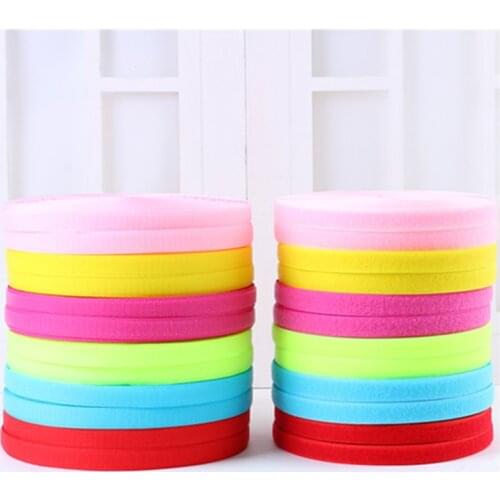 Magic Tape Self Adhesive Fastener Tape DIY Nylon Hook Loop Fastener Sticker Cable Ties Sewing Accessories No Glue 2CM*25yards