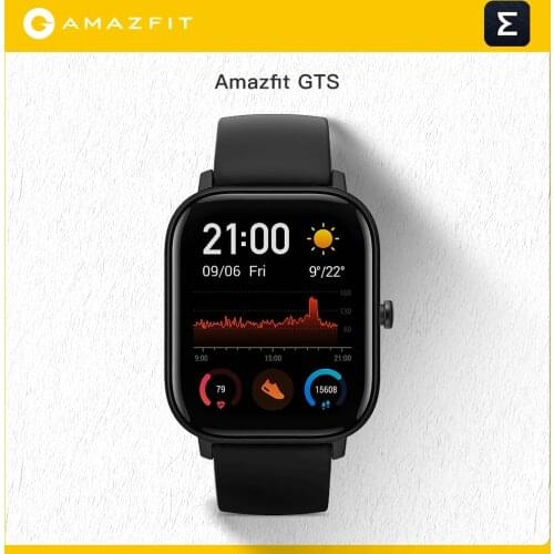 In Stock Global Version Amazfit GTS Smart Watch 5ATM Waterproof Swimming Smartwatch 14 Days Battery Music Control For Android Io