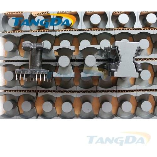 Tangda PQ4040 PQ40-40 core Bobbin 6+6pin magnetic core+skeleton PC40 soft ferrite cores Transformers vertical