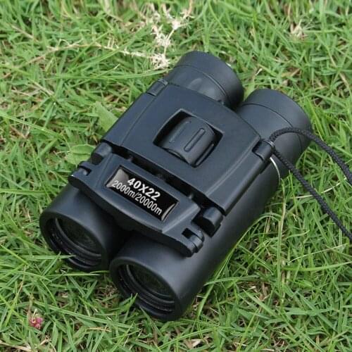 40x22 HD Powerful Professional 2000M Long Range Folding Mini Telescope BAK4 Optics For Hunting Camping Travel Outdoor Binoculars