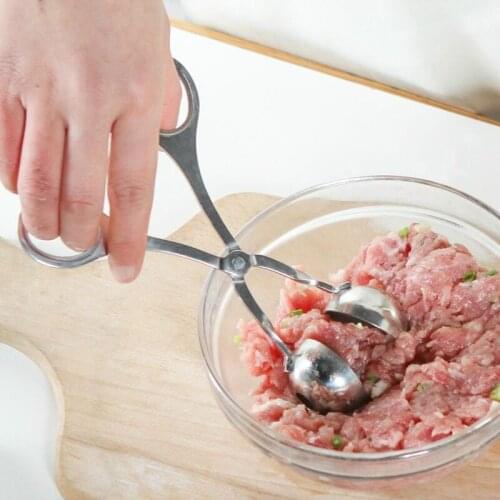 Convenient Kitchen Meatball Maker Stainless Steel Meatball Clip for Kitchen Pork Beef Meat Rice Ball Maker Cooking Tools Gadget