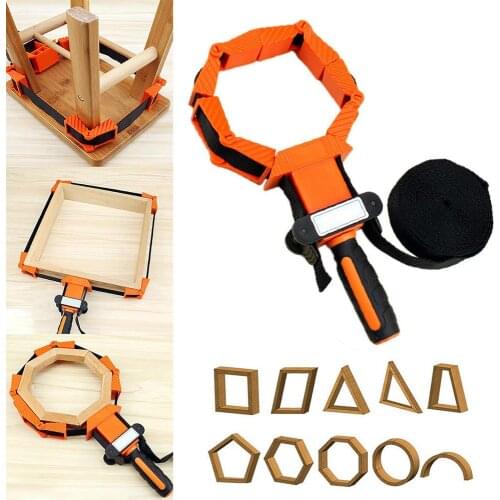 90 Degrees Right Angle Corner Photo Frame Clips Multifunction Blet Clamp Woodworking Adjustable Band Clamp Polygonal Clip