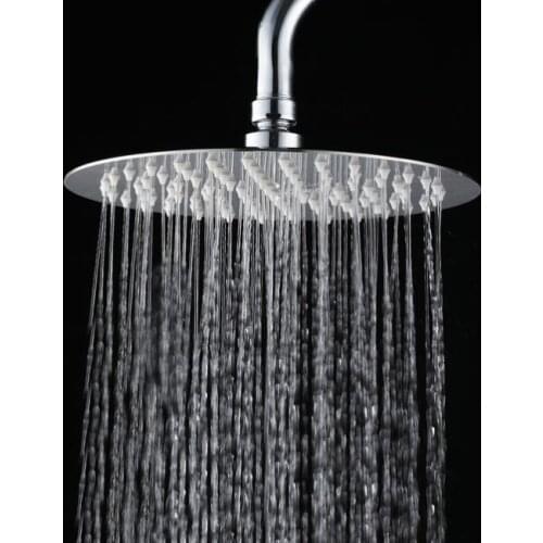 8/10/12 inch 304 stainless steel Shower head Round Ultrathin Rainfall Shower Head Bathroom shower head Rain shower