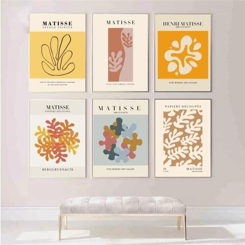 Vintage Henri Matisse Canvas Painting Modern Abstract Landscape Posters and Prints Nordic Wall Art Picture for Living Room Decor