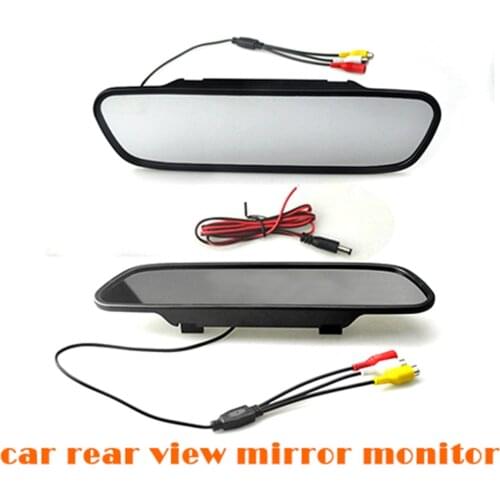 High resolution 5 inch TFT LCD car parking sensor assistance monitors digital car monitor for rear view camera FOR SALE