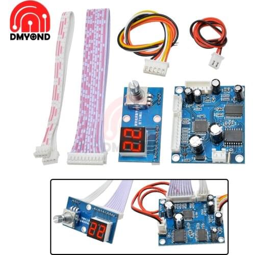 1set DSP Digital Red Reverberation Module Stereo Karaoke Reverberation Board DC 5V Mixer Module 0-99 100 effects for Audio Power