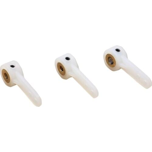 10pcs Steering Rocker Arm 2.6mm/3.1mm/4.1mm Nylon Landing Gear Steering Seat Unilateral Arm for RC Drone Model Aircraft Parts