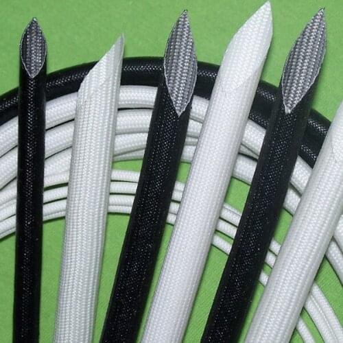 18mm Braided FiberGlass sleeving High Voltage 200 Deg.C 1200V Flame Resistant Wire Cable Protect Fiber Glass sleeving