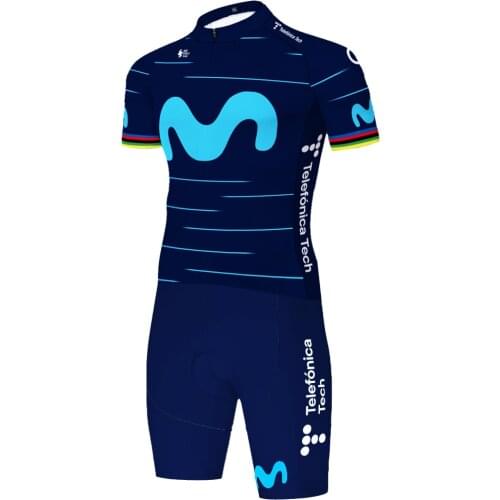 2020 Team Movistar cycling Skinsuit completo ciclismo Maillot Jumpsuit Road Racing Skinsuit maillot ciclismo hombre verano