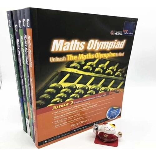 SAP Maths Olympiad Primary School Mathematical Thinking Training Exercise 5 Books English Math Questions Childrens Intelligence