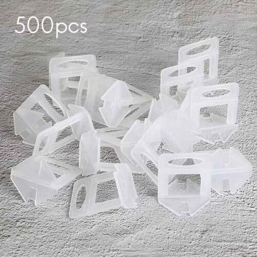 500 Pcs Plastic Tile Clips Plier Tiling Tiles Leveler Tool Kit Tile Leveling System Wall Floor Carrelage