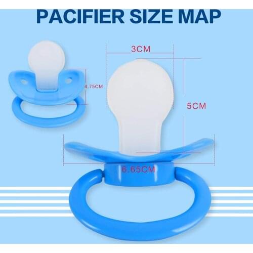 ABDL adult silicone pacifier adult large size pacifier DDLG red adult baby pacifier