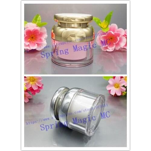 30g Acrylic Eye cream jar Empty Pot Bottle Makeup Jar Travel Face Cream Lotion Cosmetic Container Refillab bottle