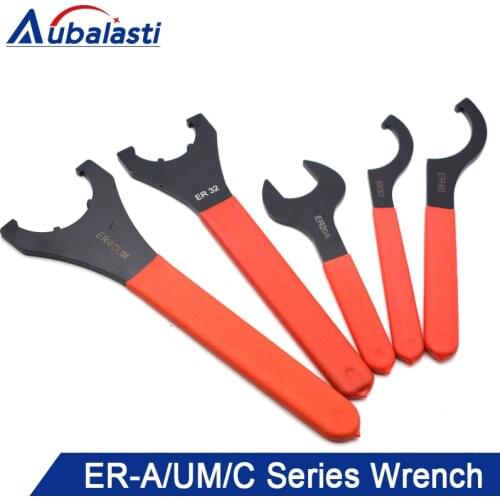 Aubalasti ER Collet Wrench ER32UM ER25UM ER40UM Collet Nut Spanner use for Collet Chuck Holder CNC Milling Tool Lathe Tools
