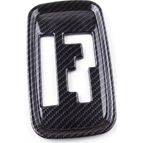 Car Carbon Fiber Style Gear Shift Panel Cover Trim Frame ABS Plastic Fit For Mitsubishi Outlander 2013-2016 2017 2018 2019 2020