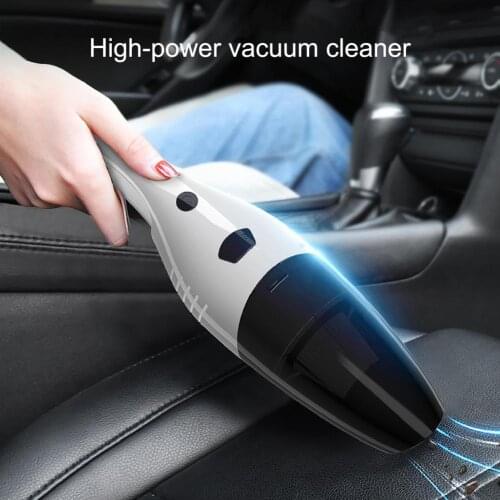 Car Vacuum Cleaner Portable Handheld Home Powerful Cyclone Wet Dry Wireless 120W Use USB Chargeable Durable Vacuum Cleaner