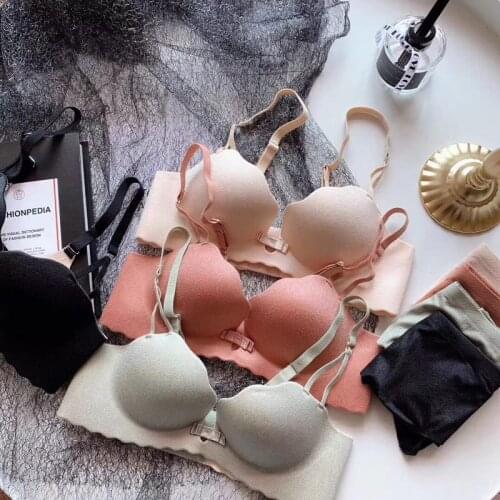 Sexy Women bras Underwear seamless student Push Up young girl brassiere Soft Wire Free small size intimates