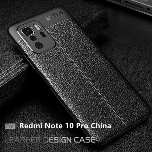 For Cover Xiaomi Redmi Note 10 Pro 5G Case For Redmi Note 10 Pro 5G Capas TPU Soft Leather For Fundas Redmi Note 10 Pro 5G Cover