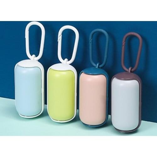 Contrast Color Dog Poop Scoopers Dispenser Pouch Pet Cat Pick Up Poop Portable Holder Waste Bags Organizer Outdoor Dog Gift bags