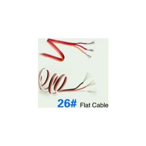 DIY Futaba /JR Color 26# 26AWG Servo Extension Cable/ Flat Cable 1M without Connector