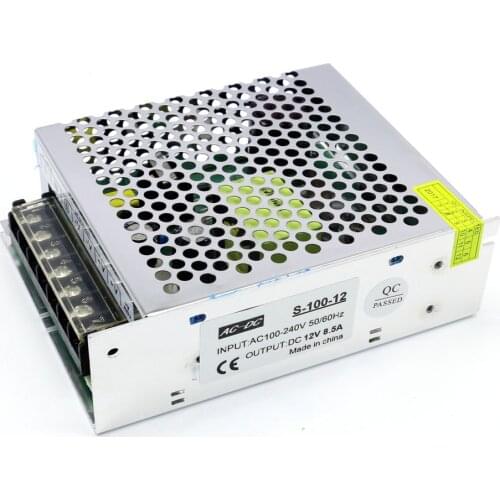 Dc 12V Power Supply Led Driver 100W Adapter Lighting Transformer for Led Strip ceiling Light Bulb