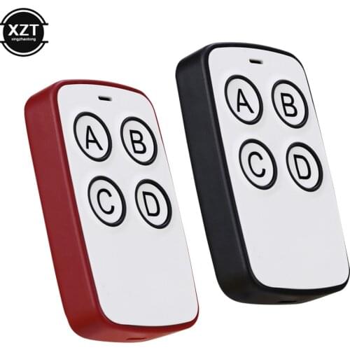 AK-K210605 433MHz Remote Control Copy type 4 Key Wireless Switch For Gate Electric Garage Door Smart Home LED Car Remote Replace