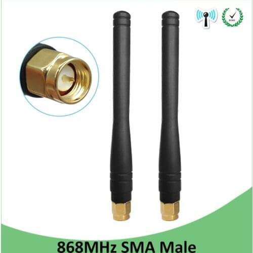 10pcs 868MHz 915 Antenna LORA 3dbi SMA Male Connector 868 MHZ Antena Outdoor Signal Repeater Antenne Waterproof Lorawan