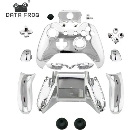 Chrome Replacement Full Shell And Buttons Mod Kit for Xbox 1 with 3.5mm jack Controller Custom Cover Housing For Xbox 1