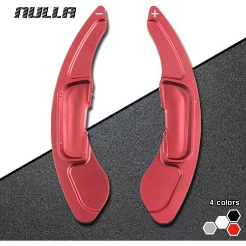 NULLA Aluminum Steering Wheel Paddle Shift Extension Shifters Sticker For Mazda3 Mazda6 CX5 CX3 CX-5 CX-3 CX 3 5 BM GJ Mazda 3 6