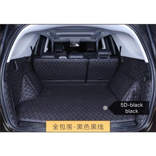 Leather Car trunk mat cargo carpet for nissan Sylphy Almera Altima sunny versa Livina cargo liner