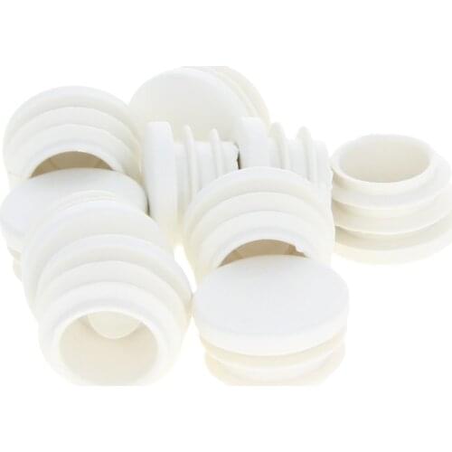 MroMax Square Pipe Plugs Plastic Household Hardware Furniture Hole Cover Rod Diameter 19/22/38/42/16/25mm 10/20/30/40/50/100pcs