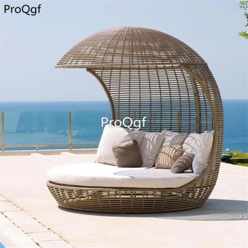 Ngryise 1 Set minshuku rattan bed two species outdoor