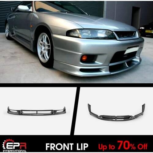 NIS Style Front lip Under Spoiler Splitter Fit For Nissan Skyline BCNR33 GTR OE GTR Bumper Accessories Exterior Kits