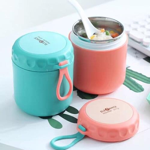 Portable Thermos Lunch Box 304 Stainless Steel Container Food Insulation Soup Cup Children Thermos Sealed Leak-Proof Bento Box