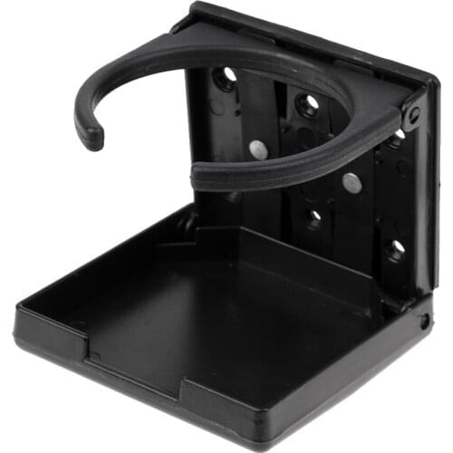 Folding Black Nylon Drink Cup Can Holder Bottle Stand Mount Car Auto Boat Fishing Box for Marine Boat/Yacht/Car/Truck Dropship