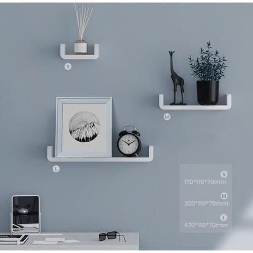 1Pc Bathroom Punch-free Wall-mounted Storage Rack Toilet Kitchen Shampoo Shelf Bathware Organizer