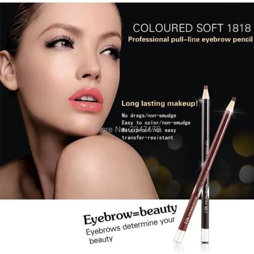 12pcs/ lot Long Lasting Eyebrow Pencil for Eyebrow permanent makeup tattoo beauty Makeup Tools Stereotypes pen eyebrow pencil