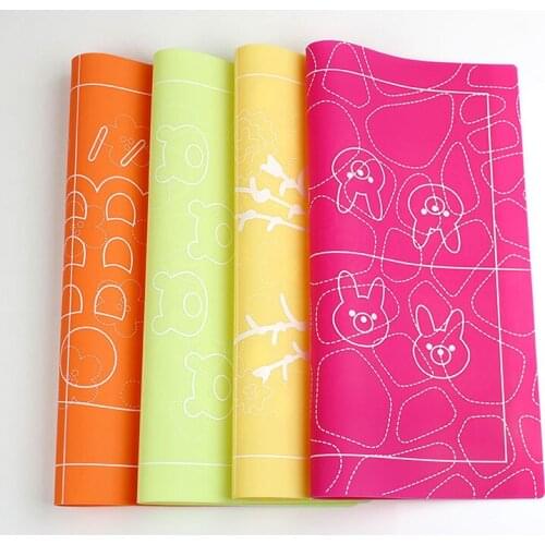 4 pc /pack Food Grade Japanese Style DIY Silicone Rubber Painting Silicon Lace Roll Cake Maker Pad Beautiful Painted Swiss Roll